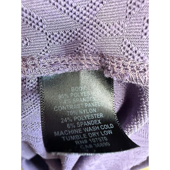 Kerrits Sport Show Shirt Long Sleeve Lightweight Equestrian Women's XL Purple - Picture 10 of 10